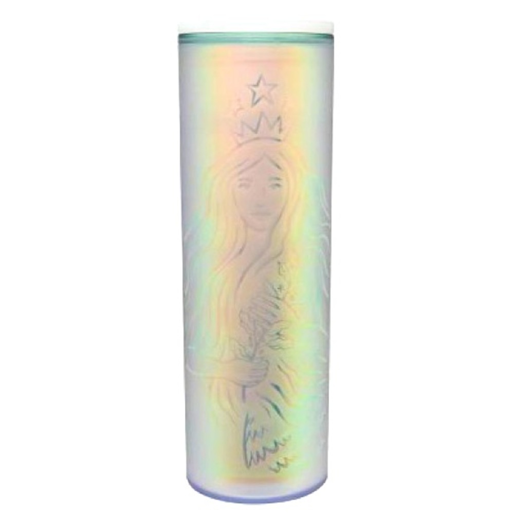 Starbucks Siren Frosted holographic Tumbler